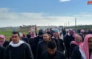 عودة عشرات المهجرين عبر ممر التايهة بمنطقة منبج إلى قراهم المحررة