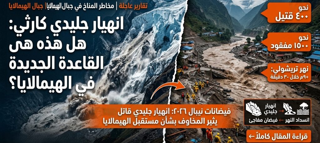 فيضانات نيبال الجليدية القاتلة: هل هذه هي «القاعدة الجديدة» في الهيمالايا؟