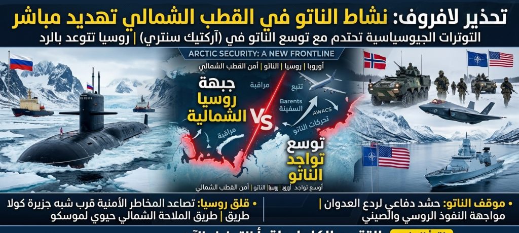 القطب الشمالي يشتعل.. لافروف: نشاط الناتو «تهديد مباشر» لروسيا
