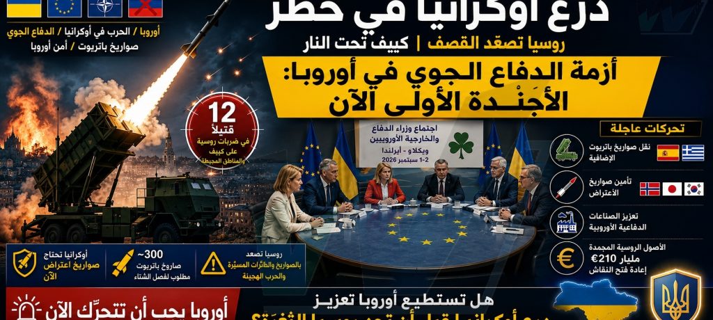 دفاعات أوكرانيا الجوية تتصدر أجندة الاتحاد الأوروبي مع تصاعد القصف الروسي